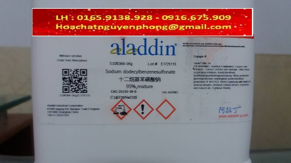 Sodium dodecylbenzenesulfonate , C18H29NaO3S , ALADDIN