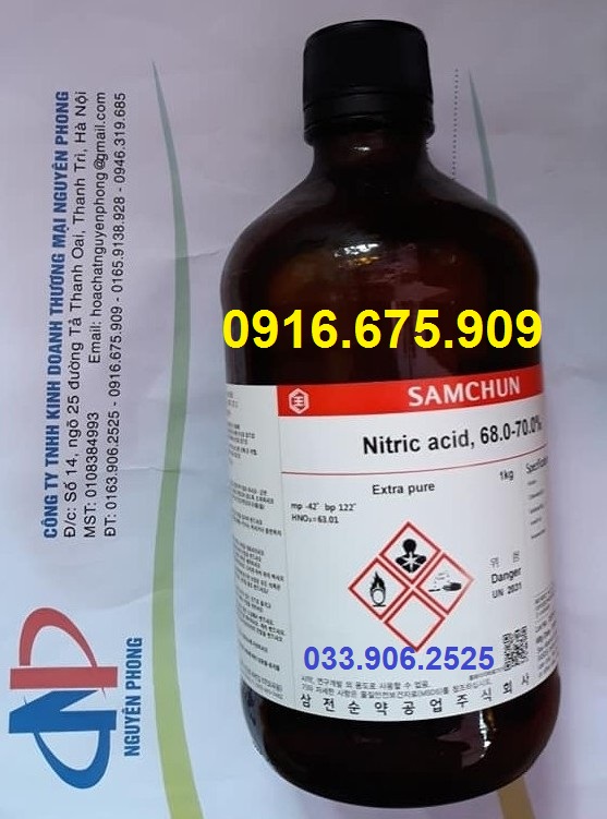 Nitric acid , HNO3 , Samchun , Hàn Quốc