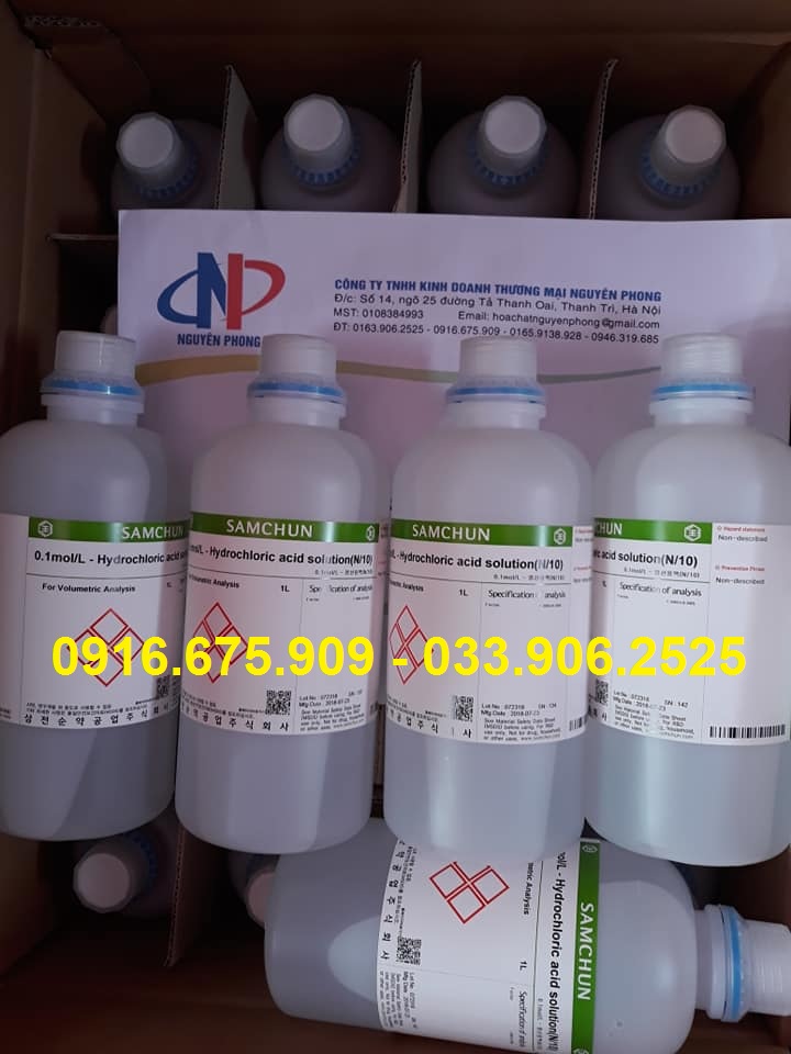 Hydrochloric acid 0.1N , HCl 0.1N , Samchun , Hàn Quốc
