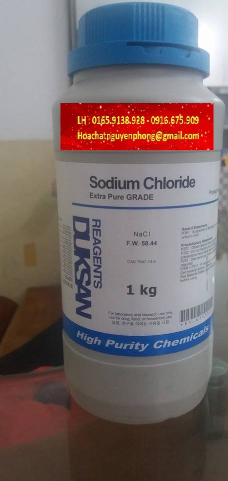 Sodium chloride , NaCl , Duksan , Hàn Quốc