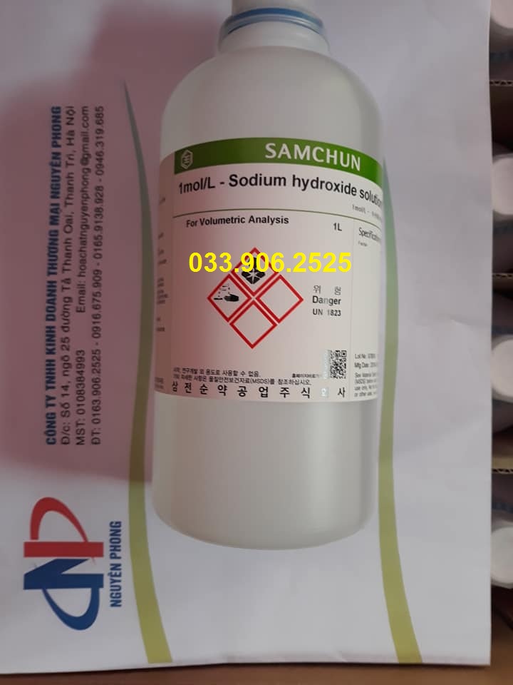 Sodium hydroxide solution 1N , NaOH 1N , Samchun , Hàn Quốc