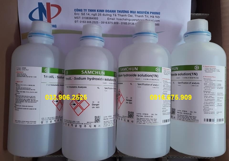 Sodium hydroxide solution 1N , NaOH 1N , Samchun , Hàn Quốc