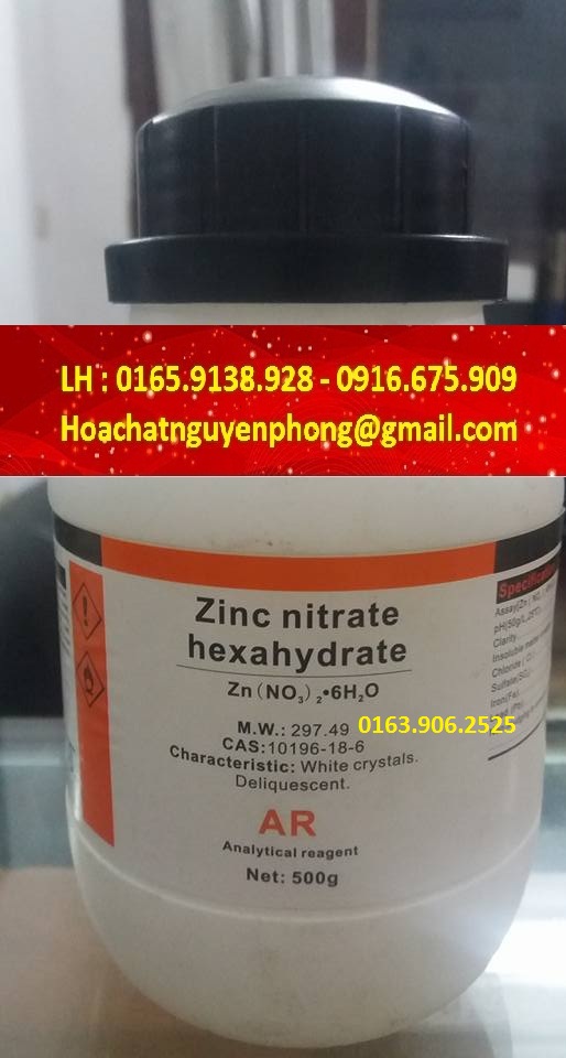 Zinc nitrate hexahydrate , Zn(NO3)2 , XILONG