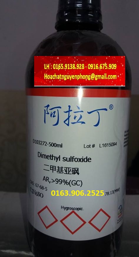 Dimethyl sulfoxide , C2H6SO , 67-68-5 , Aladdin