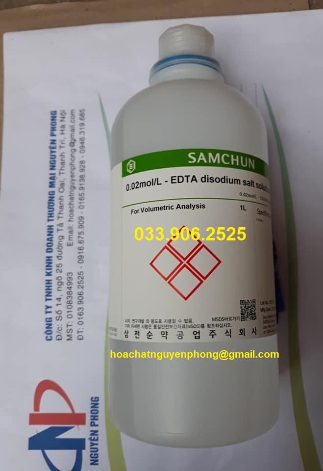 EDTA 0.02N , EDTA disodium salt solution , Samchun  , Hàn Quốc