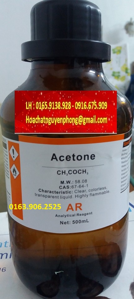 Acetone , CH3COCH3  Xilong/JHD 500ml - Axeton 