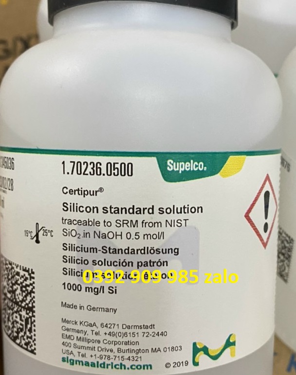 Silicon  standard solution  500ml MERCK - ĐỨC .