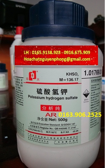 POTASSIUM HYDROGEN SULFATE , KHSO4 , JHD CHEMICAL, SƠN ĐẦU