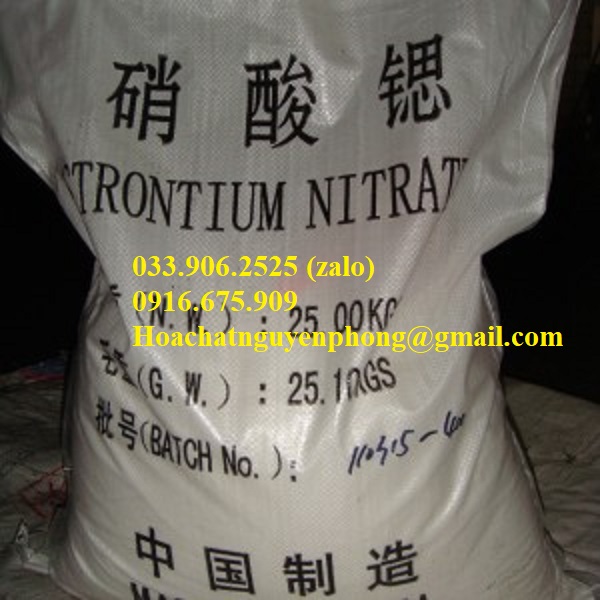 Sr(NO3)2 , Strontium nitrate