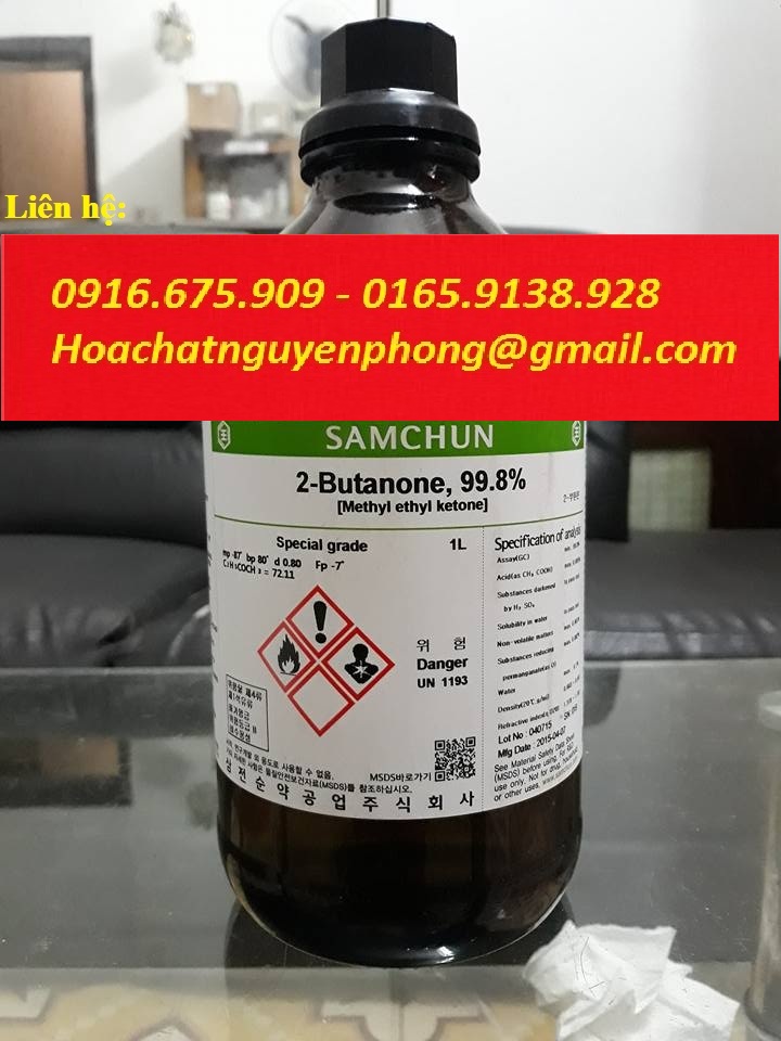 2-Butanone , MEK , Methyl ethyl Ketone , Samchun, hàn quốc , korea