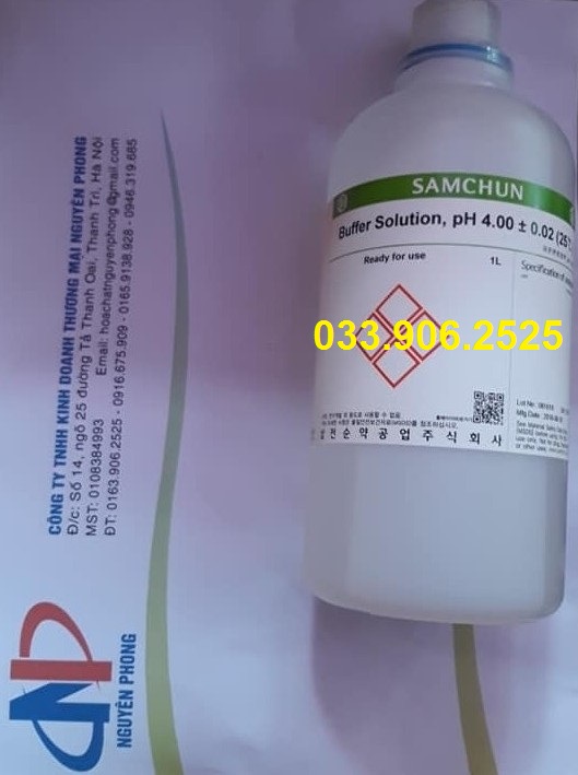 Buffer Solution pH 4.00 , Samchun , Hàn Quốc