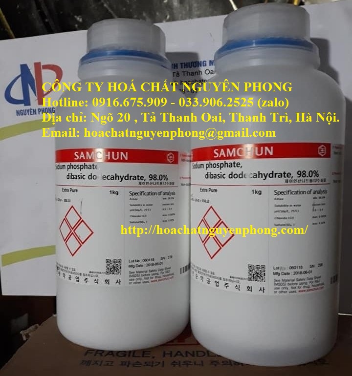 Sodium phosphate, dibasic dodecahydrate , Na2HPO4 , SAMCHUN , HÀN QUỐC