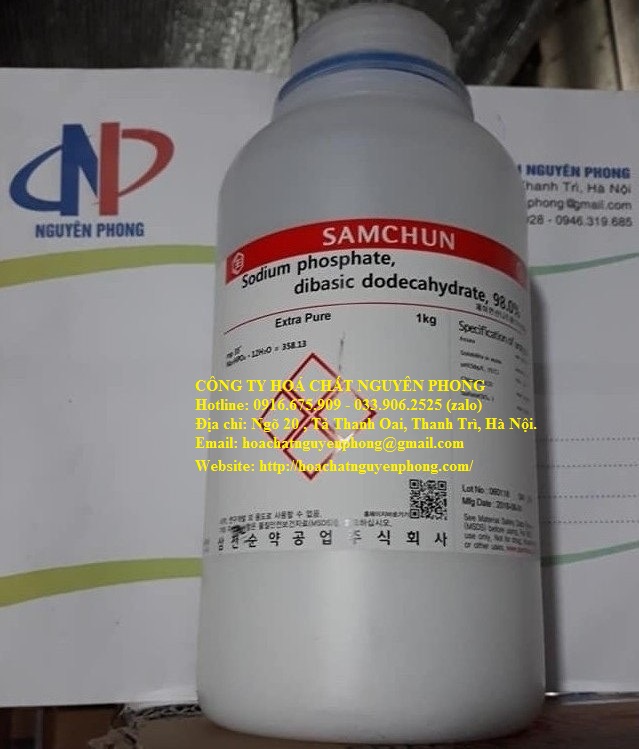 Sodium phosphate, dibasic dodecahydrate , Na2HPO4 , SAMCHUN , HÀN QUỐC