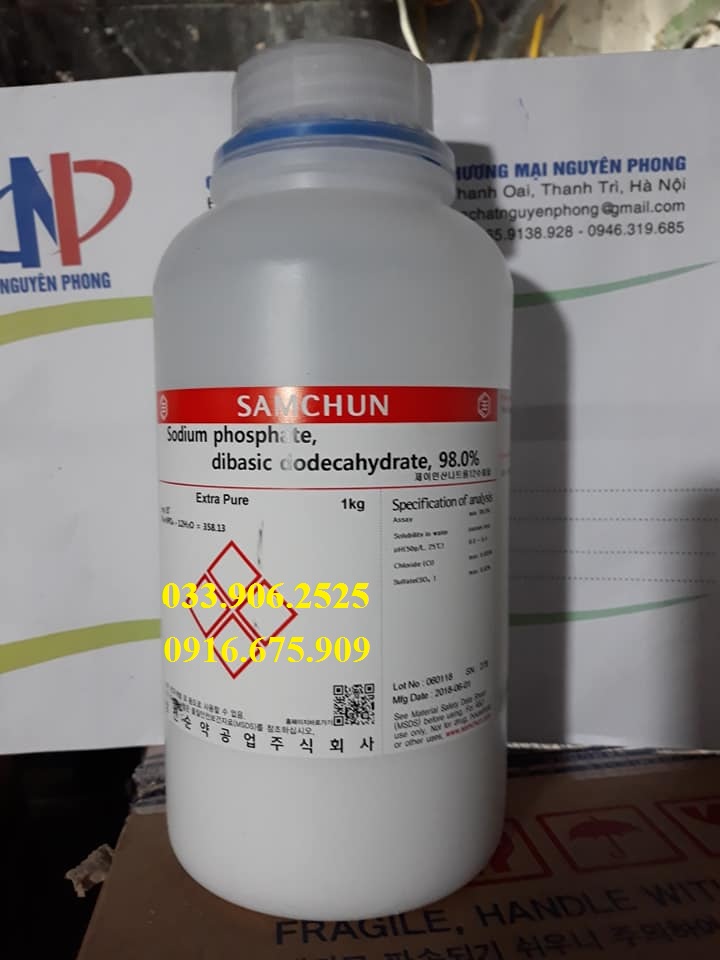 Sodium phosphate, dibasic dodecahydrate , Na2HPO4 , SAMCHUN , HÀN QUỐC