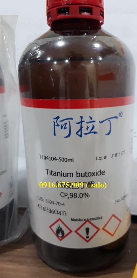 Titanium butoxide,Tetrabutyl titanate ,C16H36O4Ti , Aladdin