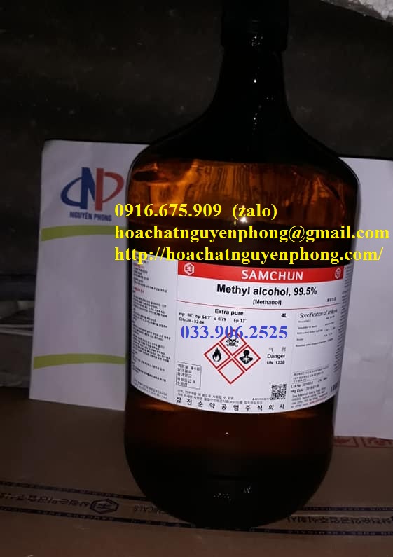 Methyl alcohol , Methanol , 99.5% , GC , CH4O ,  SAMCHUN , HÀN QUỐC