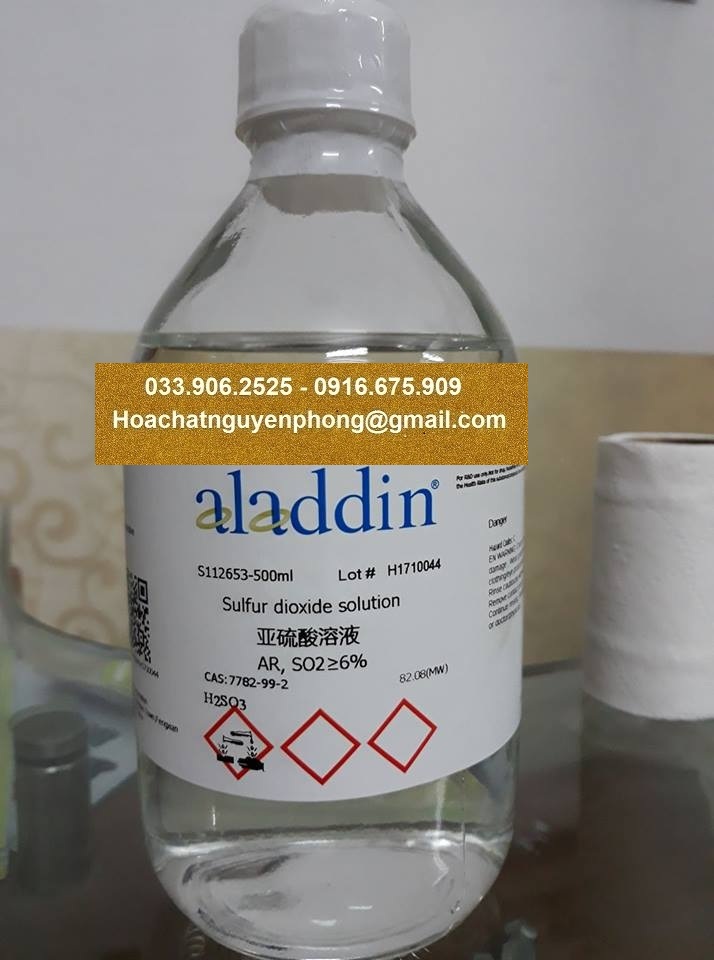 SULFURO ACID , H2SO3 , ALADDIN