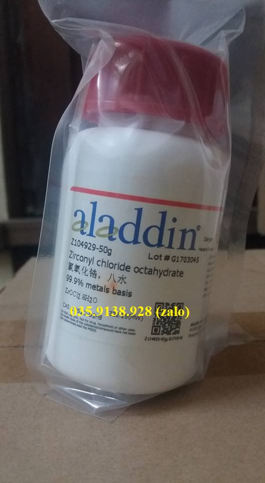 Zirconyl clorua octahydrate , ZrOCl2.8H2O , Aladdin