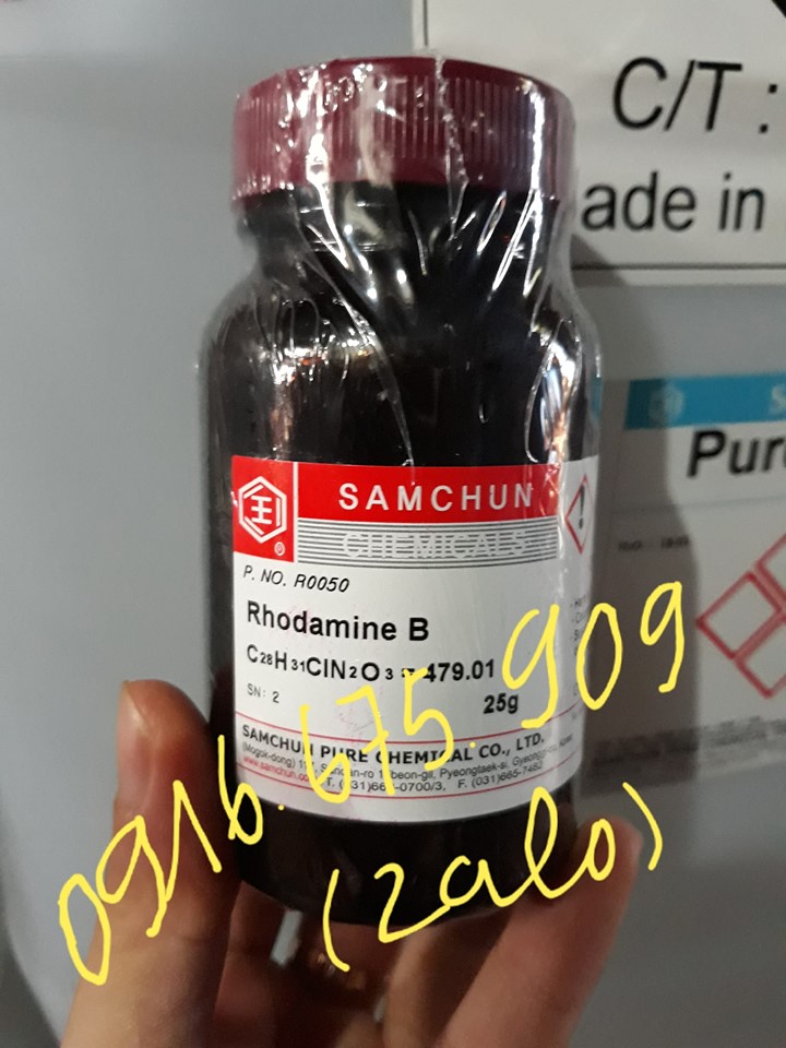 Rhodamine B , Rhodamin B , Samchun Hàn Quốc 