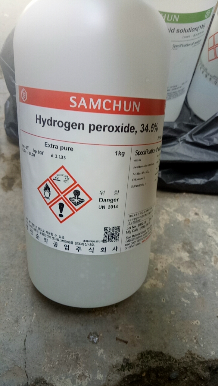 H2O2 , Hydrogen peroxide , Oxi già, samchun