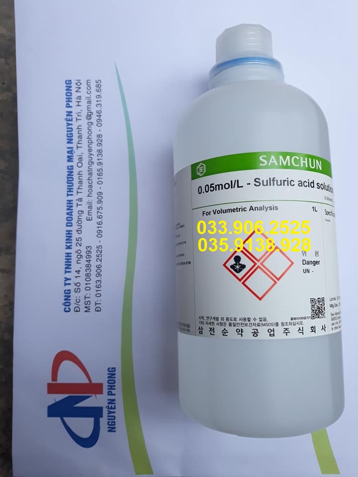 Sulfuric acid 0.1N , Dung dịch chuẩn H2SO4 0.1N , Samchun , Hàn Quốc