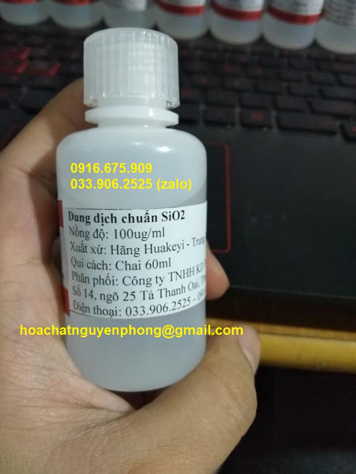 Dung dịch chuẩn SiO2 , 100 ug/ml , Huakeyi , Trung Quốc