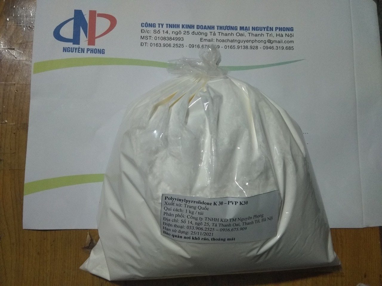 PVP K30 , Polyvinylpyrrolidone K30 , Nguyên liệu dược phẩm , USP 39