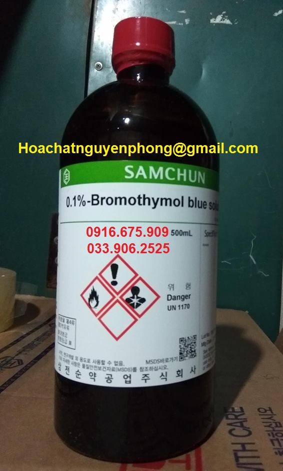 Bromothymol blue solution 0,1 % , SAMCHUN , Hàn Quốc