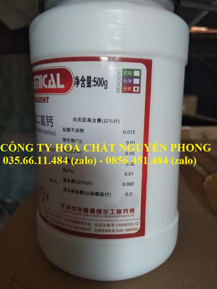 Calcium phosphate monobasic , Ca(H2PO4)2  H2O , Trung Quốc