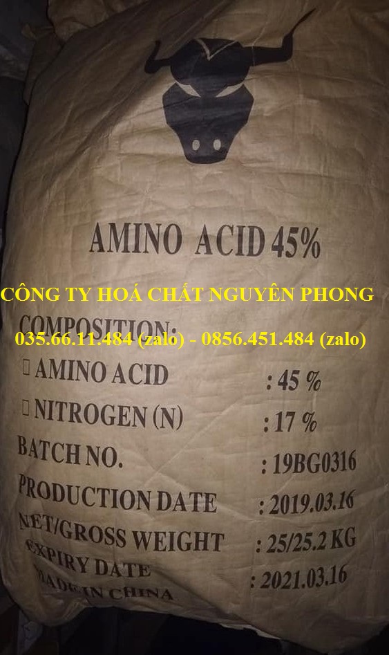 Phân bón Amino Acid  , Amino Acid ,Amino Axit , Axit Amin , 25Kg