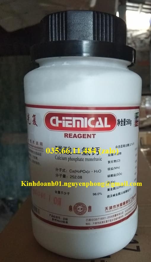 Calcium phosphate monobasic , Ca(H2PO4)2  H2O , Trung Quốc