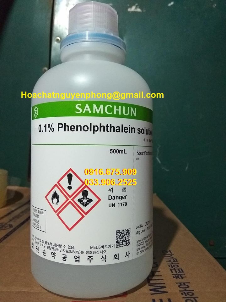 Phenolphthalein solution 0.1% , Samchun , Hàn Quốc