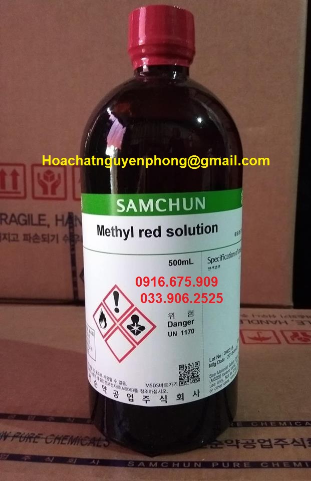 Methyl red solution 0.1% , Samchun , Hàn Quốc