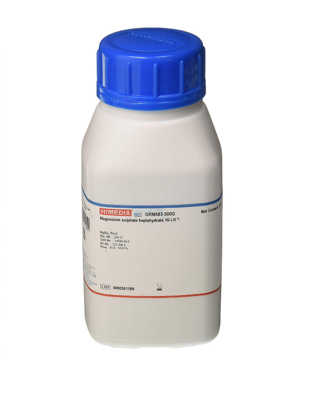 Magnesium sulphate heptahydrate, muối Epsom , A.R. , MgSO4 .7H2O  , Himedia , Ấn Độ
