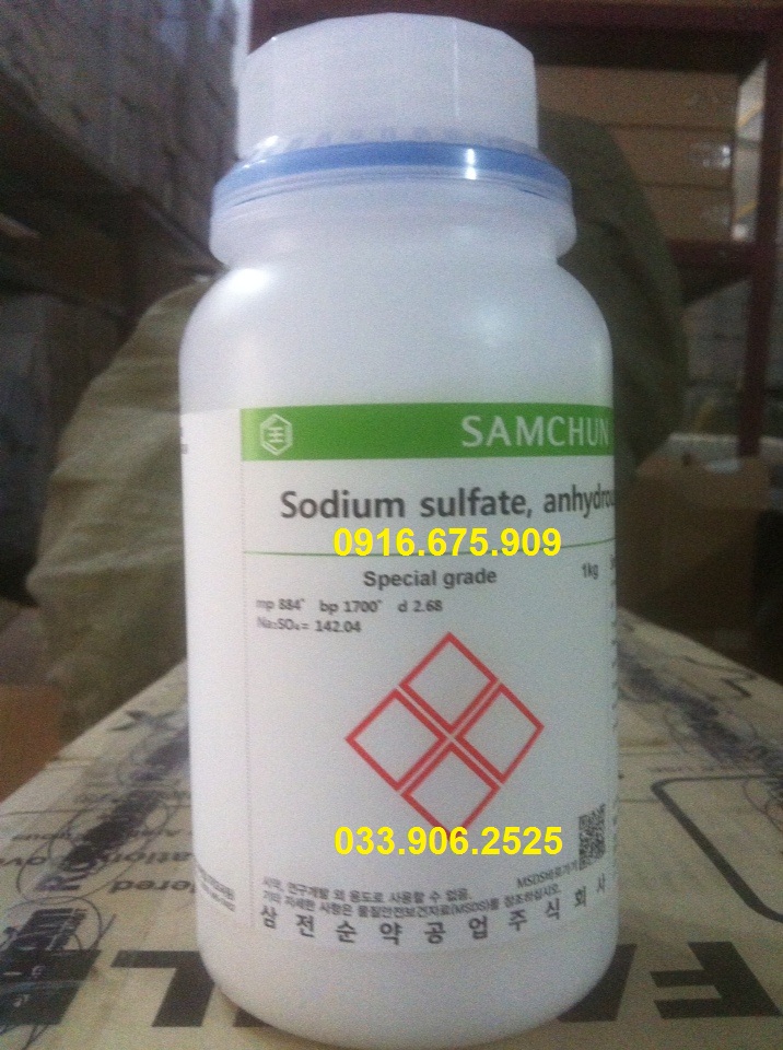 Sodium sulfate , NA2SO4 , Samchun , Hàn Quốc , 99,0%