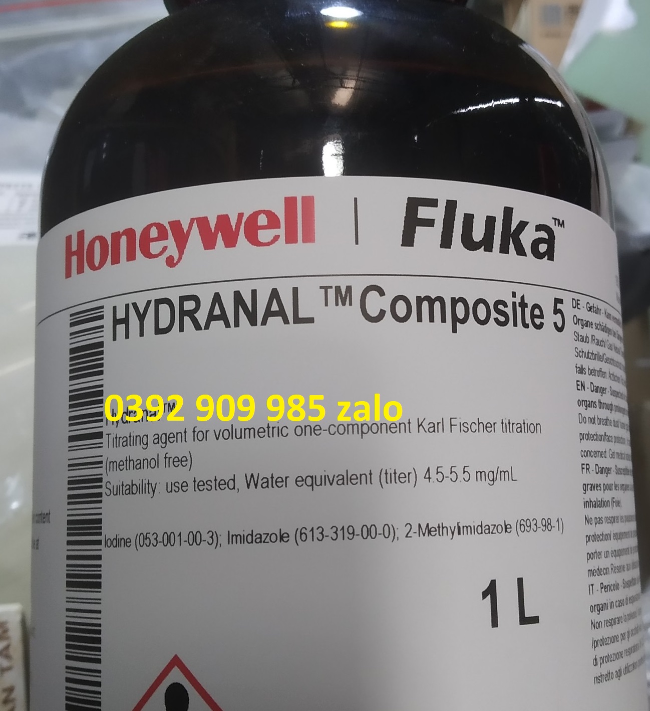 Hydranal composite 5    Honeywell - Mỹ  Chai 1L 