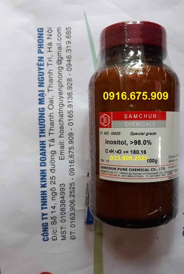 Inositol , >98.0%, C6H12O6 , Samchun , Hàn Quốc