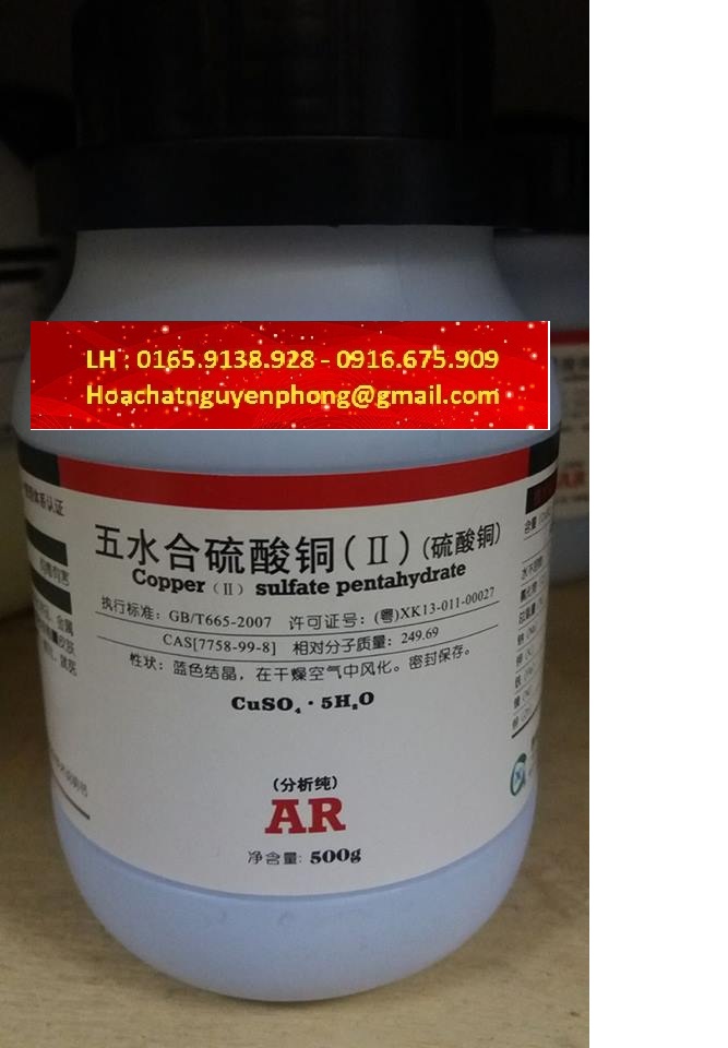 Copper(II) sulfate pentahydrate , Đồng Sunfat , CuSO4 , Xilong , Trung Quốc