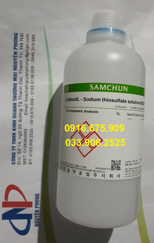 Sodium thiosulfate solution 0.05N , Na2S2O3 0.05N , Samchun , Hàn Quốc