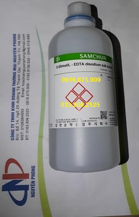 EDTA 0.05N , EDTA disodium salt solution , Samchun  , Hàn Quốc