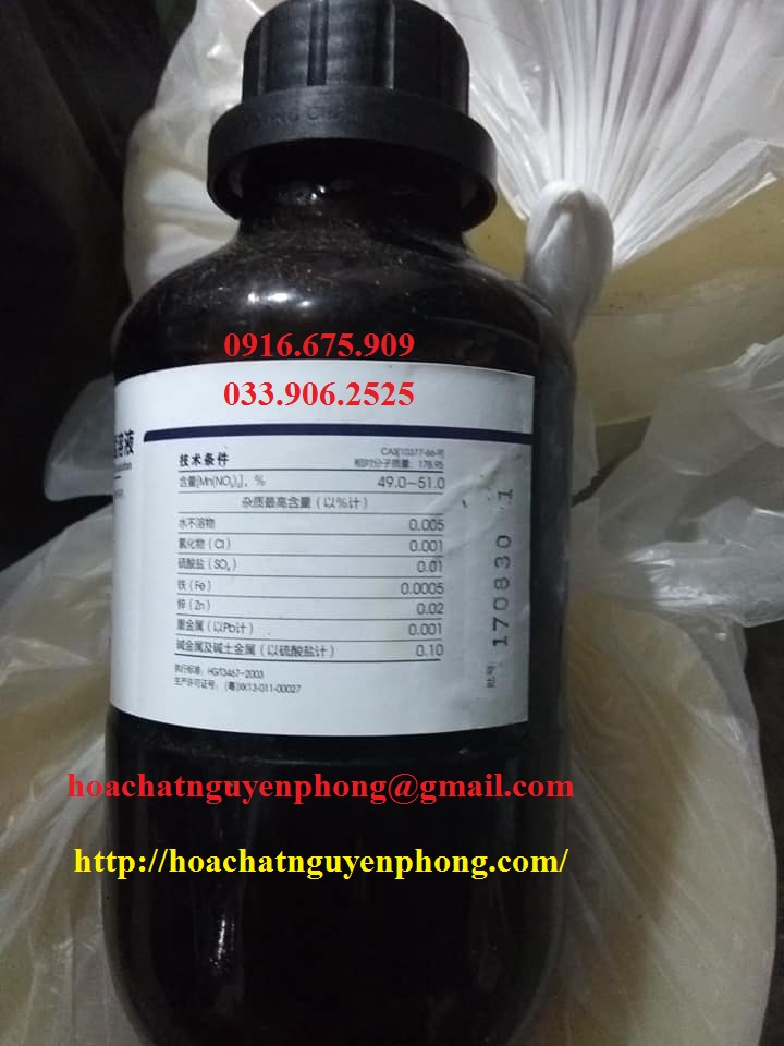 Manganous nitrate , 50% solution , Mangan(II) nitrat , Mn(NO3)2 , Xilong