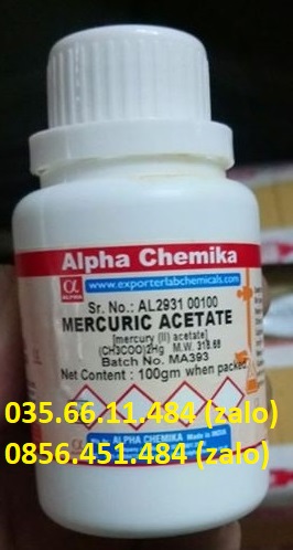 MERCURIC ACETATE ,mercury (II) acetate , 100 gm