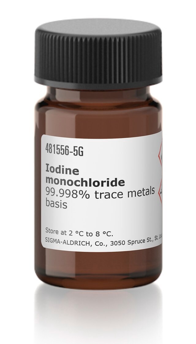 Iodine monochloride CAS 7790-99-0 ICl chai 25g