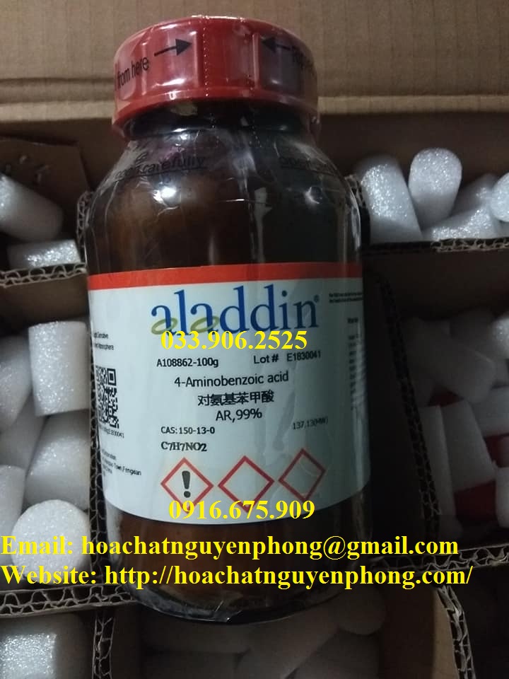 4-Aminobenzoic acid , C7H7NO2 , Aladdin